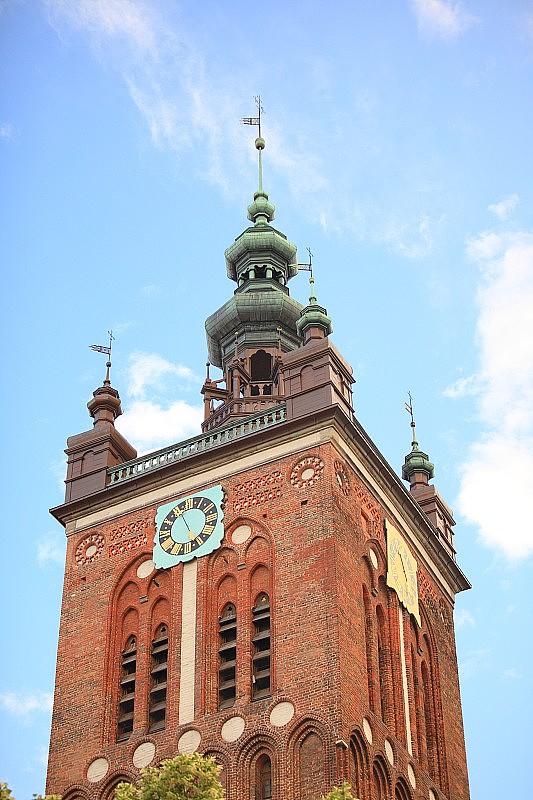 波兰格但斯克的圣凯瑟琳教堂
