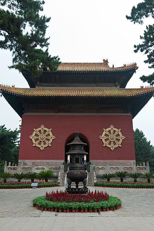 藏式建筑在普陀寺的案例，承德，山