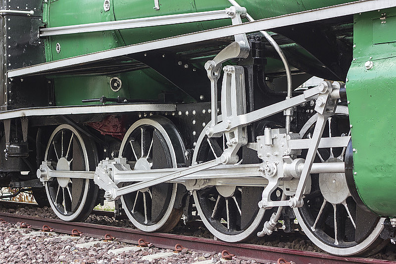 老式火车，火车轮子