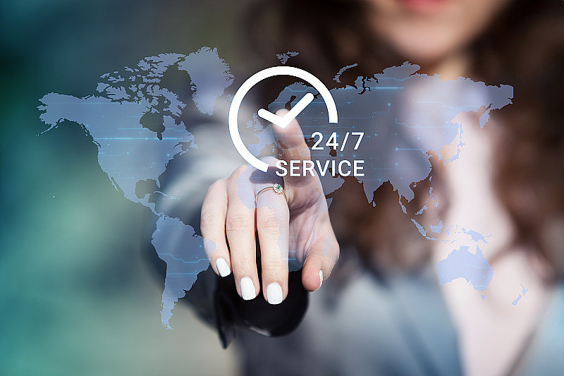 24/7全球客户服务支持。
