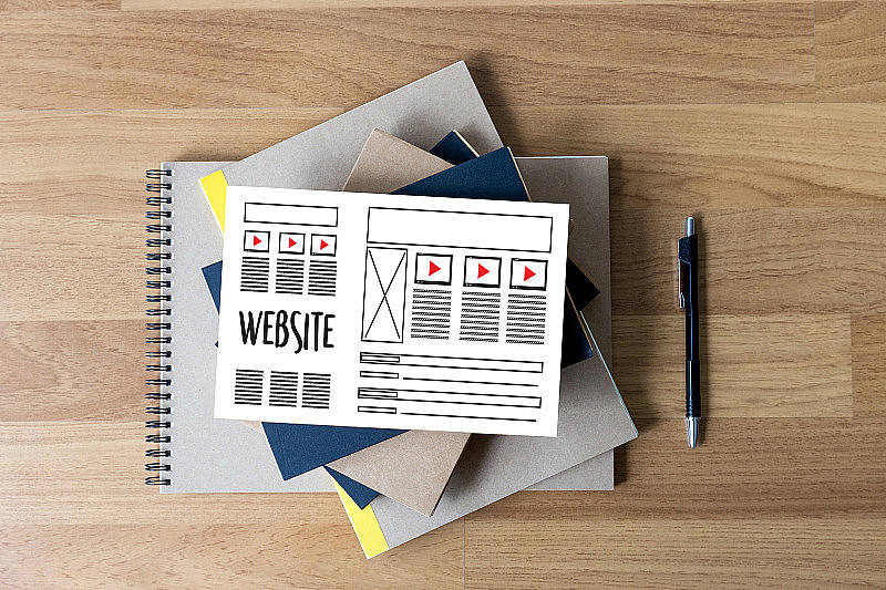 网站设计者工作版式草图绘制软件媒体WWW和图形版式网站开发项目