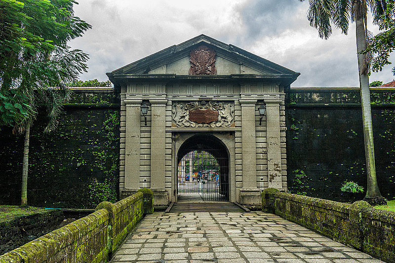 Intramuros是菲律宾马尼拉市的一个古老的西班牙区