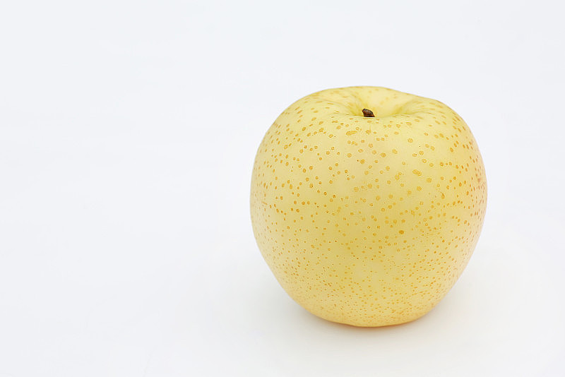白底空白的中国梨子。