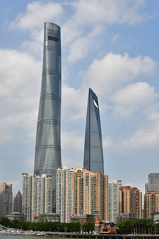 上海中心大厦和上海环球金融中心