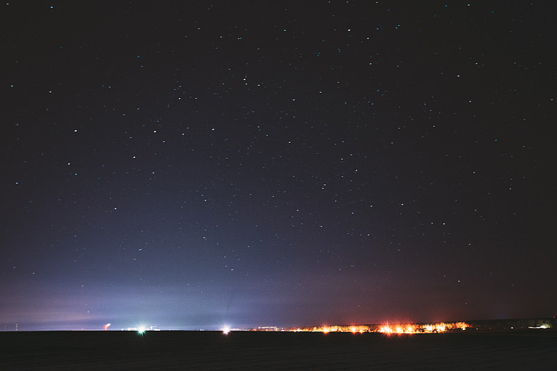 夜空星星 真实图片