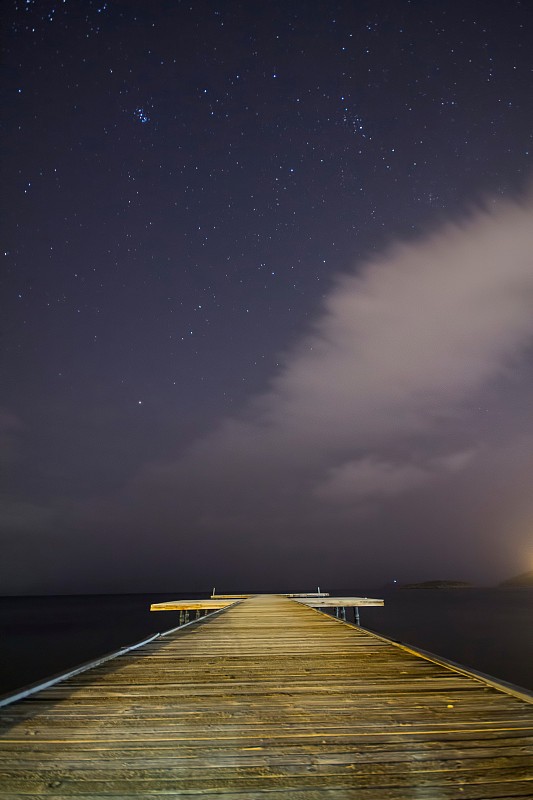 夏天夜晚的天空图片图片