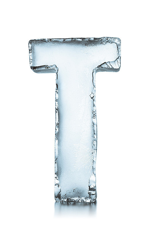字母T冻结冰块字母表