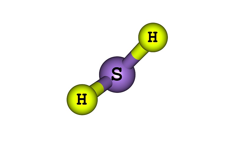 硫化氢分子结构图片