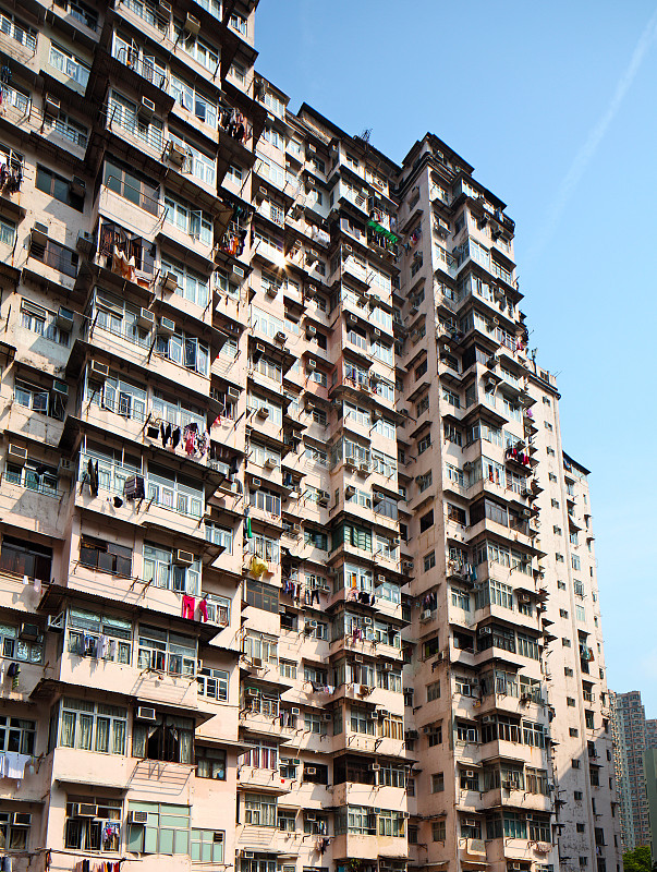 香港的旧住宅大厦