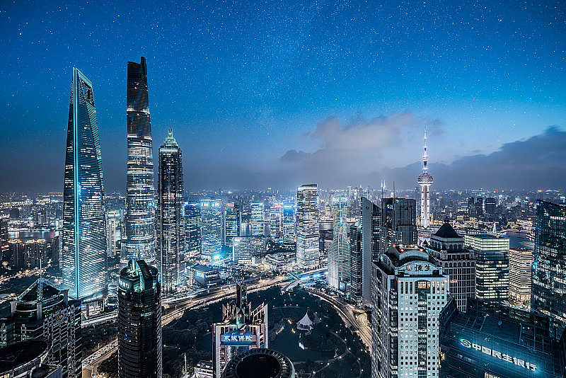 上海的夜景