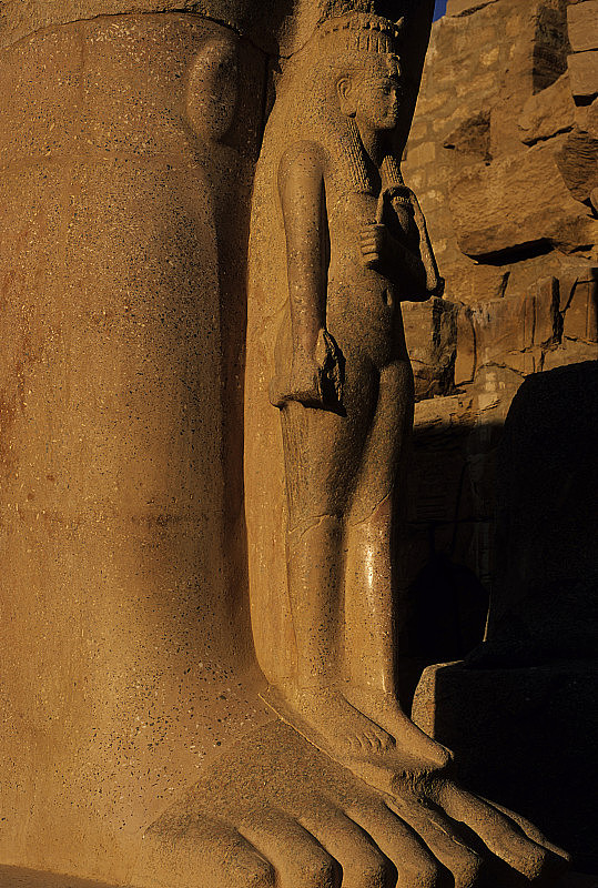 埃及雕像的脚